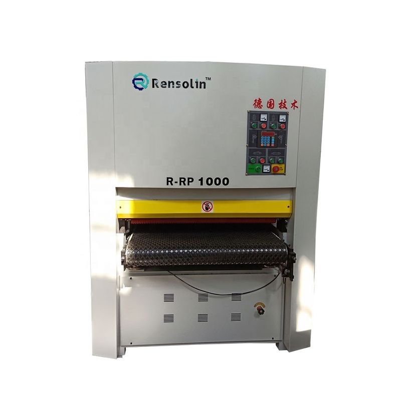 Woodworking Wood Sanding Machine 6 - 30m/Min Industrial Belt Sander For Wood