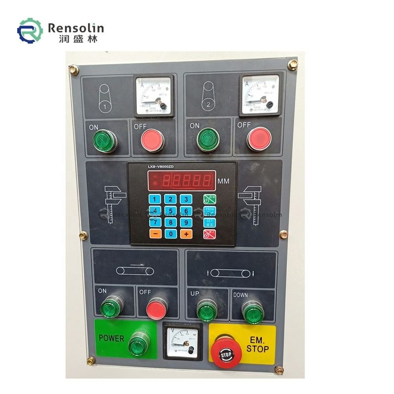 Total Motor 2775kw Wide Belt Parts Deburring Polish Machine Sander for Metal Working Speed 25mmin Metal Surface Deburring Equipment