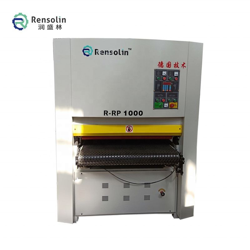 Woodworking Wood Sanding Machine 6 - 30m/Min Industrial Belt Sander For Wood