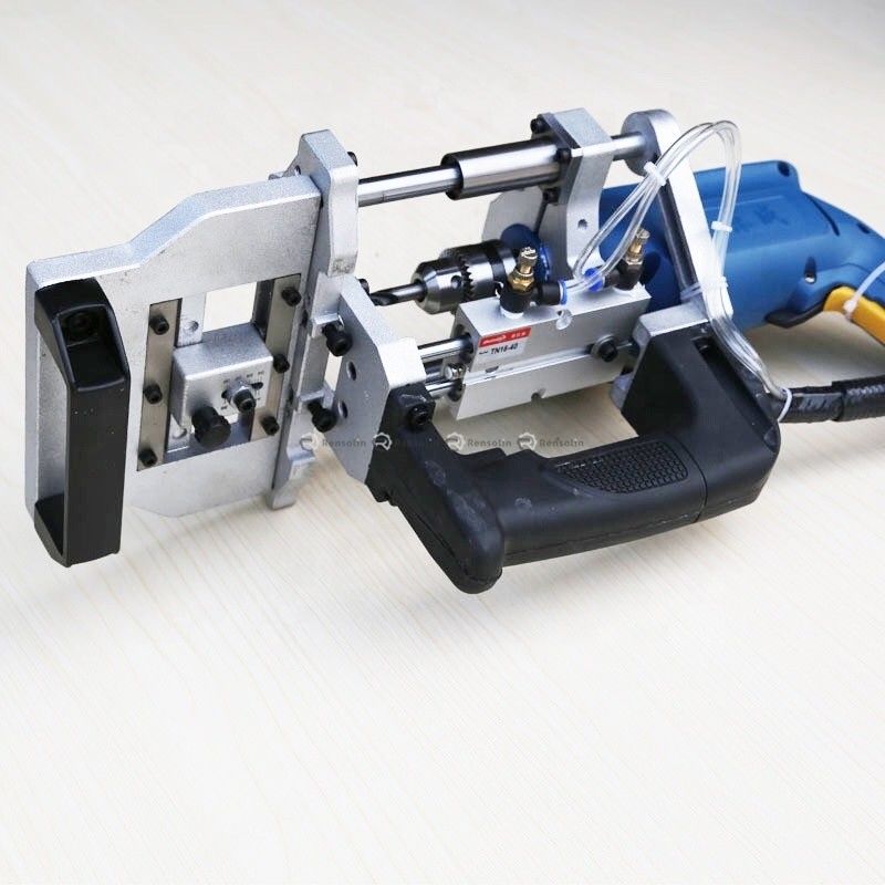 Lightweight Portable Side Wood Boring Machine 0.5kW 4KG Deep Hole Drilling