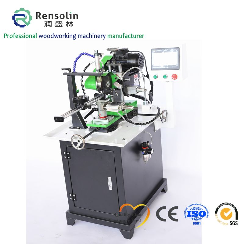 Full Automatic Woodworking Machine 1.1KW Circular Saw Sharpening Machine For Plant Knife Grinder