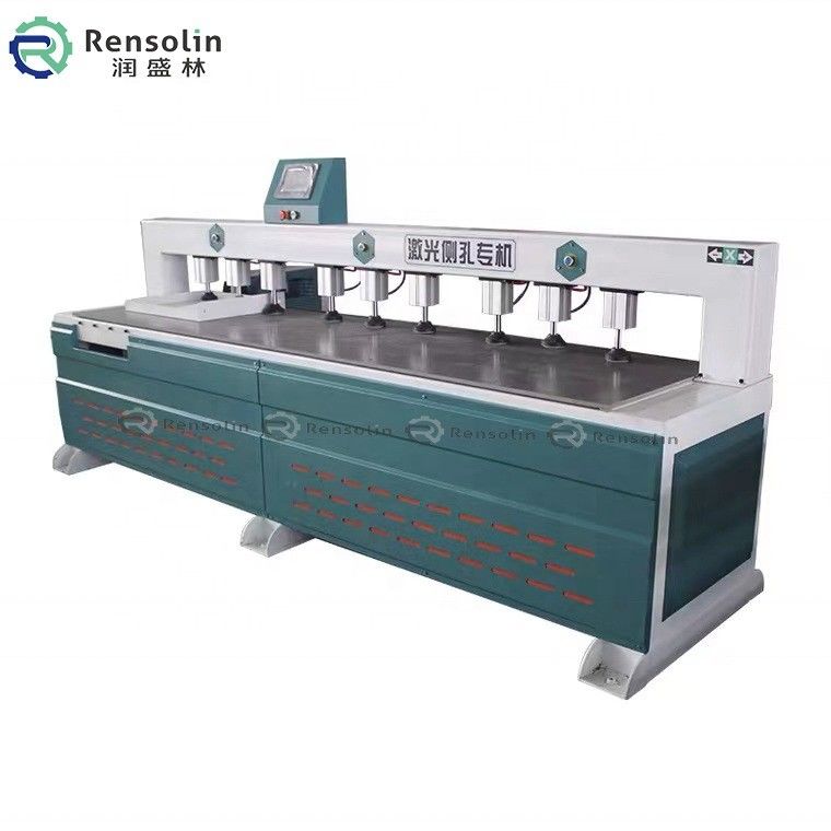 Laser Side Line Boring Machine Woodworking Automatic CNC For Wood Cabinet Panel