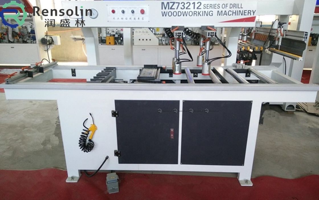 Horizontal Drill Hole Boring Machine Double Row For Wood 1.5kw X 2 Multiple Hole Drilling