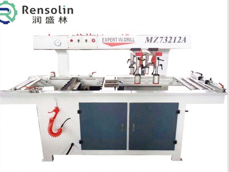Horizontal Drill Hole Boring Machine Double Row For Wood 1.5kw X 2 Multiple Hole Drilling