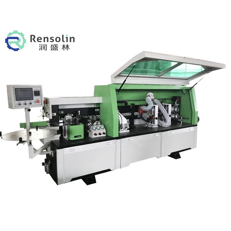 Heatingtime 5-8 Minutes Edge Banding Machine Green Color and Arm Length 1.75m Perfect for Seamless Edge Finishing Tasks