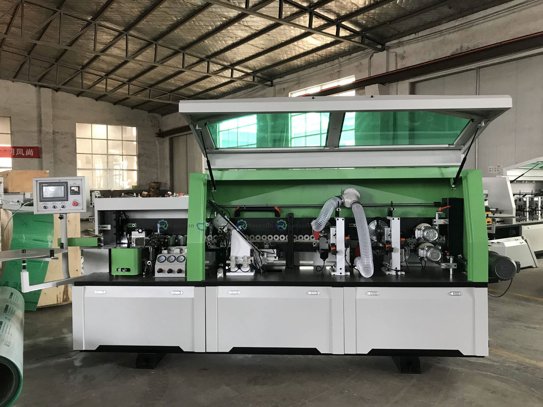 Wood Based Panels Edge Banding Machine 12 - 20m/Min Plywood Furniture Melamine Edge Bander