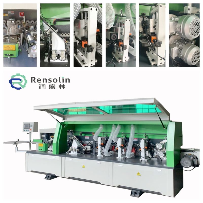 Greeen Edge Banding Machine Featuring Board Size ≥250150mm and Heatingtime 5-8 Minutes Suitable for Wood Panel Processing