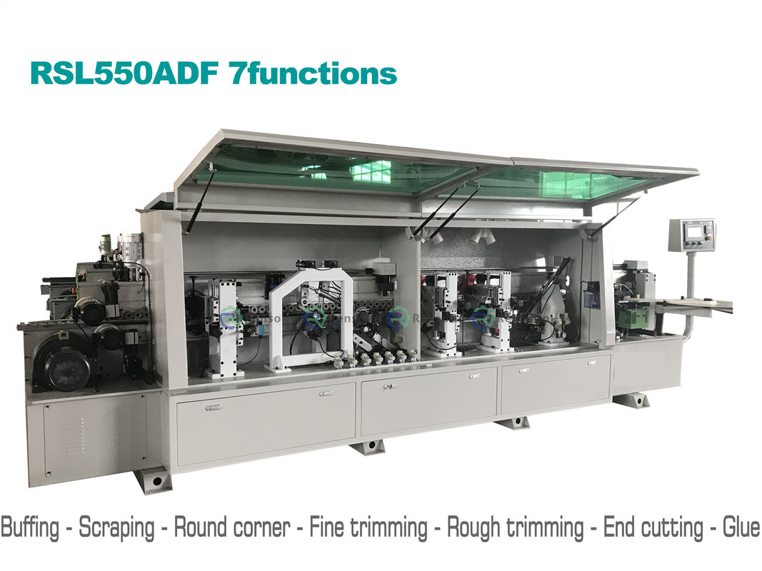 Wood Veneer Edge Bander Automatic Edge Banding Machine Corner Round Trimming for Mdf