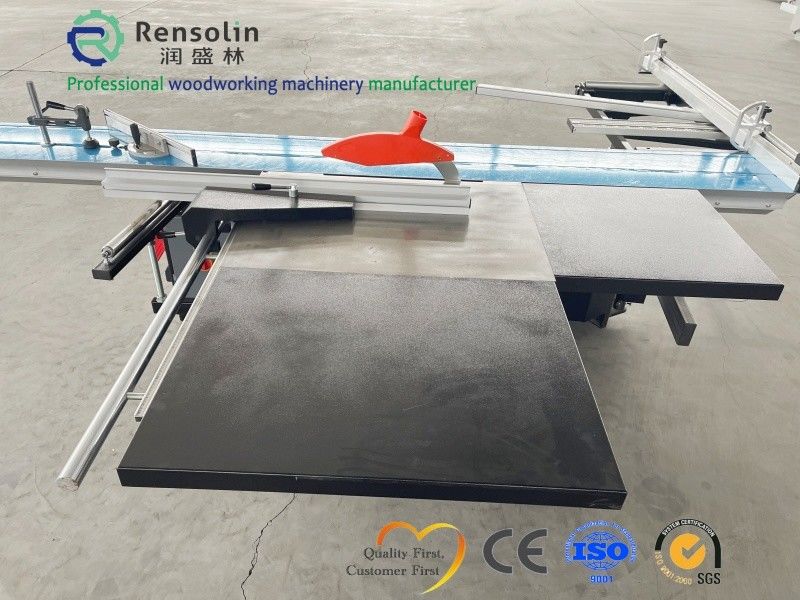 45 Degree Mdf Board Cnc Cutting Wood-Based Panels Large Cutting Sliding Table Saw